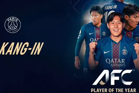 لي كانج إن يفوز بجائزة أفضل لاعب آسيوي دولي